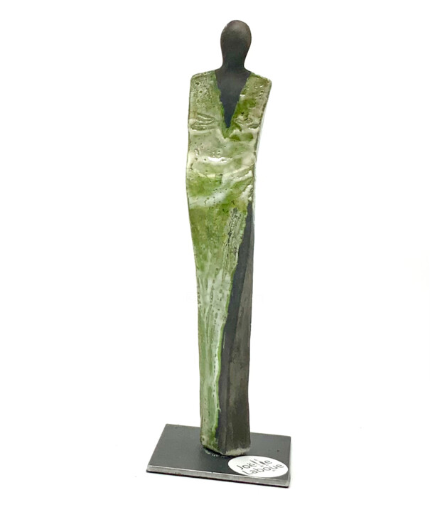 Sculpture titled "GR-SIL3" by Joelle Laboue, Original Artwork, Terra cotta