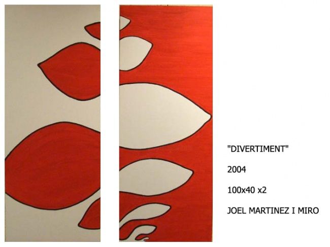 Painting titled "Divertiment" by Joel M Miró, Original Artwork, Oil
