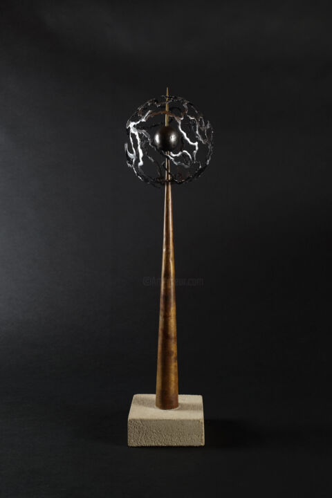 雕塑 标题为“Poussière d'étoile” 由Joey Brusquet, 原创艺术品, 金属