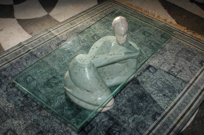 Sculptuur getiteld "Descanso" door Jofe Santos, Origineel Kunstwerk, Anders