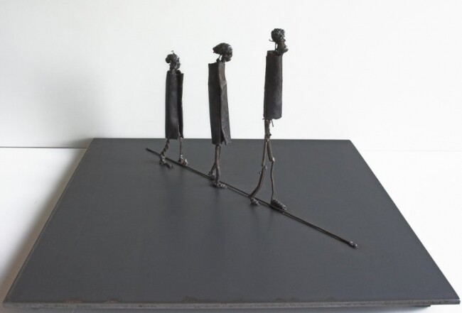 Sculpture titled "Walkers" by Johan Jonsson, Original Artwork