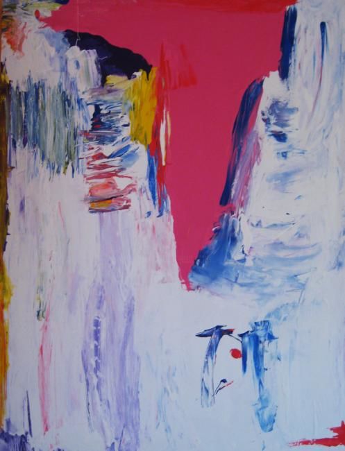 Painting titled "Jardin Tse" by Johana Uvence, Original Artwork