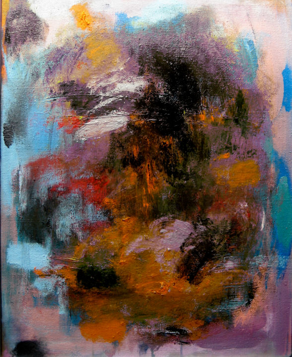 Painting titled "Sin título.jpg" by Johana Uvence, Original Artwork