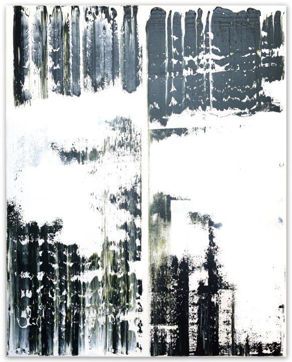 Malerei mit dem Titel "077" von Johanna Marie Schimming, Original-Kunstwerk, Acryl Auf Keilrahmen aus Holz montiert