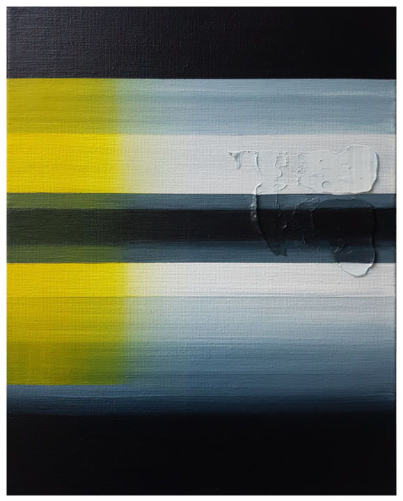 Painting titled "164" by Johanna Marie Schimming, Original Art, Acrylic Mounted on Cardboard
