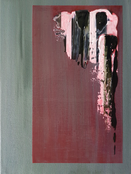 Painting titled "108" by Johanna Marie Schimming, Original Artwork, Acrylic Mounted on Cardboard