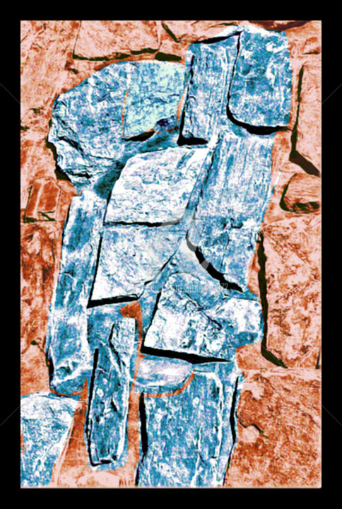 Arte digital titulada "Stone" por J.Jokko, Obra de arte original, Pintura Digital