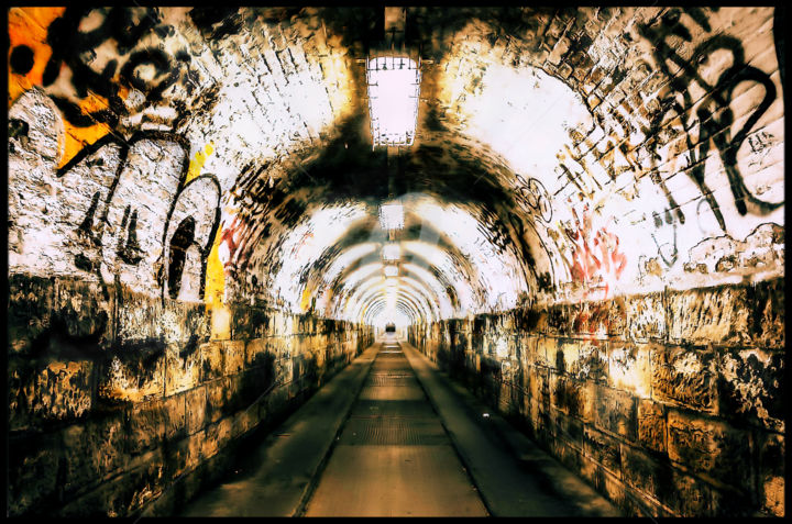 Photography titled "tunnel" by J.Jokko, Original Artwork