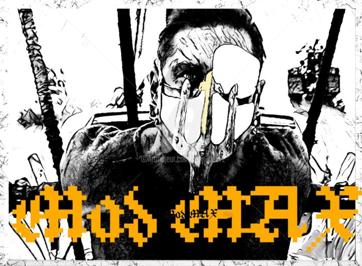 Artes digitais intitulada "Poster Mad MAX" por J.Jokko, Obras de arte originais, Pintura digital