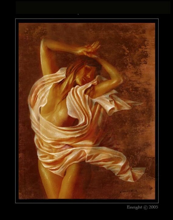 Картина под названием ""Lilith of the Wind…" - John Enright, Подлинное произведение искусства