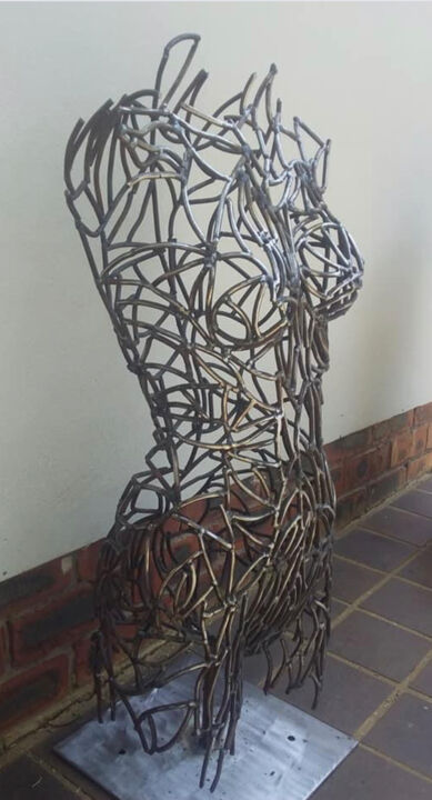 Rzeźba zatytułowany „Lady collection” autorstwa John Pietersen, Oryginalna praca, Metale