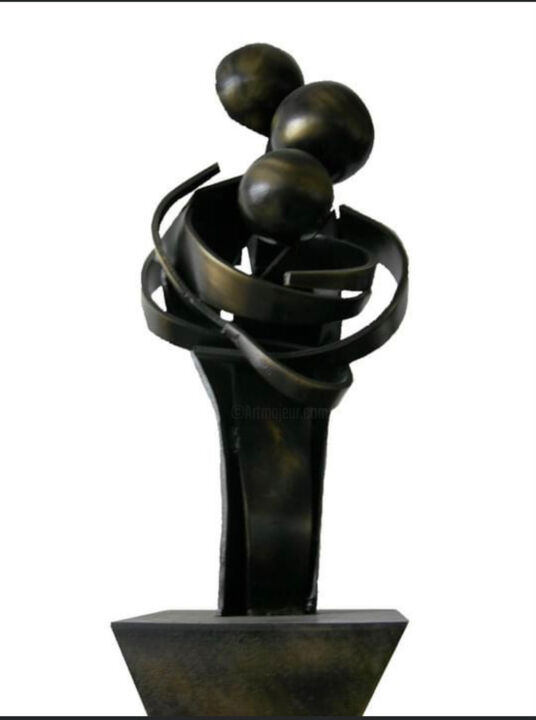 Escultura titulada "Family" por John Pietersen, Obra de arte original, Metales