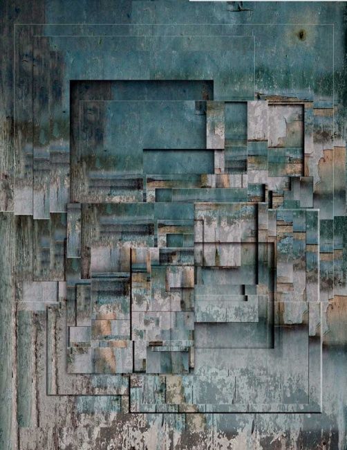 Grafika cyfrowa / sztuka generowana cyfrowo zatytułowany „Compages 2” autorstwa John Larkin, Oryginalna praca, Malarstwo cyf…