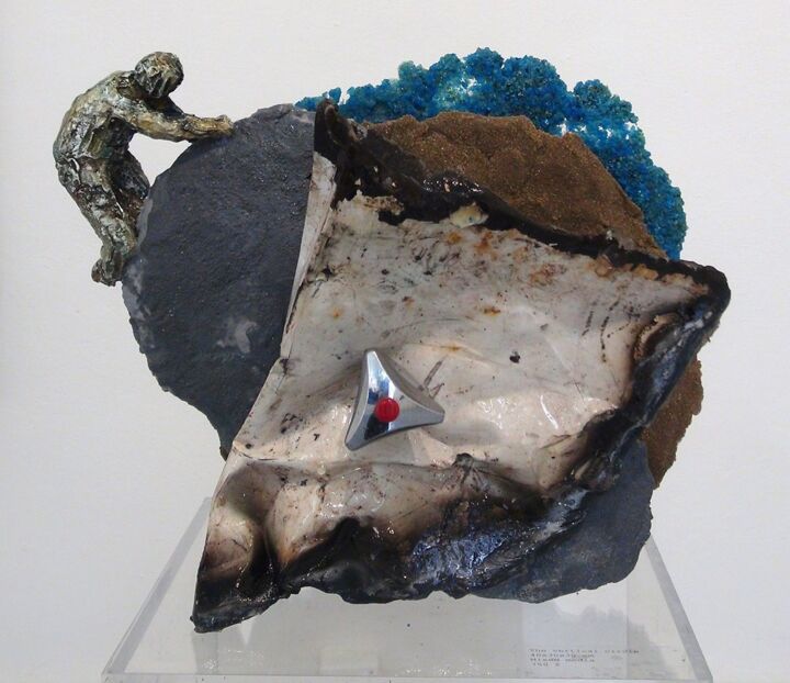 Γλυπτική με τίτλο "7 layer memories" από Johnny Semaan, Αυθεντικά έργα τέχνης, Ρητίνη