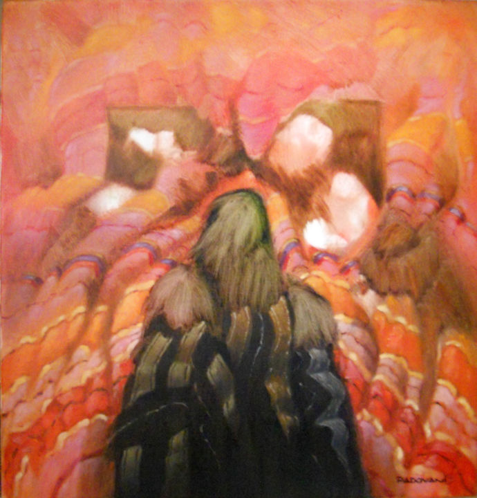 Painting titled "amigos-de-la-noche3…" by Padovani, Original Artwork