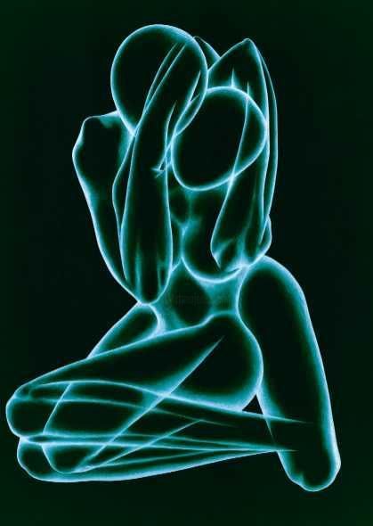 Fotografia zatytułowany „Silhouette of passi…” autorstwa John Rhody, Oryginalna praca