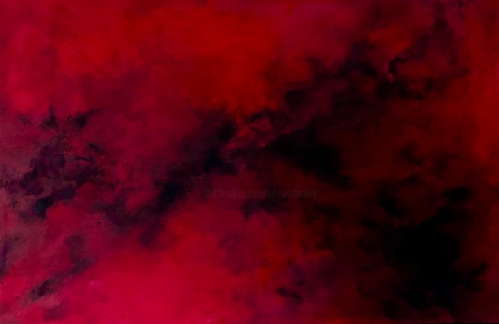 Pittura intitolato "#187 « Passion or D…" da John Von Brown, Opera d'arte originale, Olio