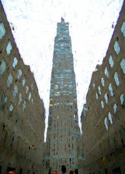 Grafika cyfrowa / sztuka generowana cyfrowo zatytułowany „NYC” autorstwa Jokannan, Oryginalna praca, Malarstwo cyfrowe