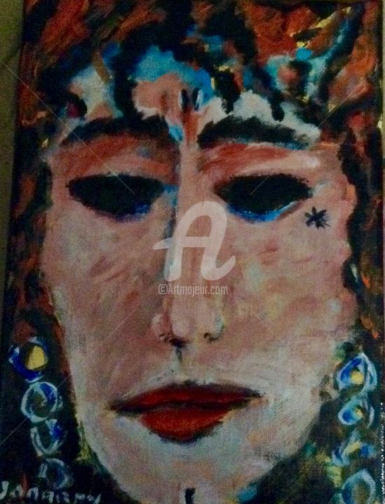 Картина под названием "Myriam" - Jomaray, Подлинное произведение искусства, Акрил