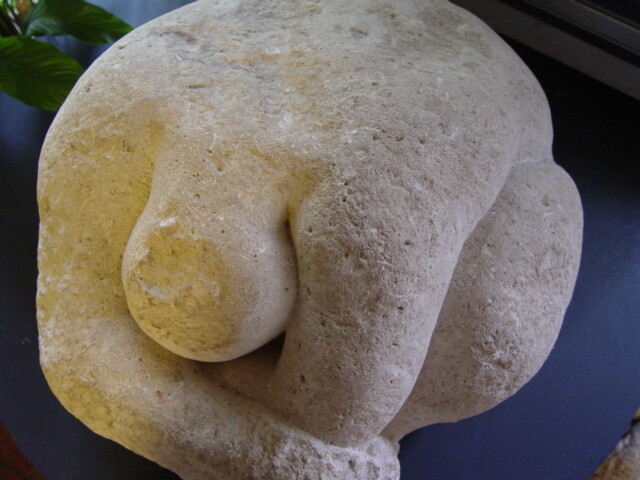 Rzeźba zatytułowany „La Penseuse” autorstwa Jon Von, Oryginalna praca, Kamień