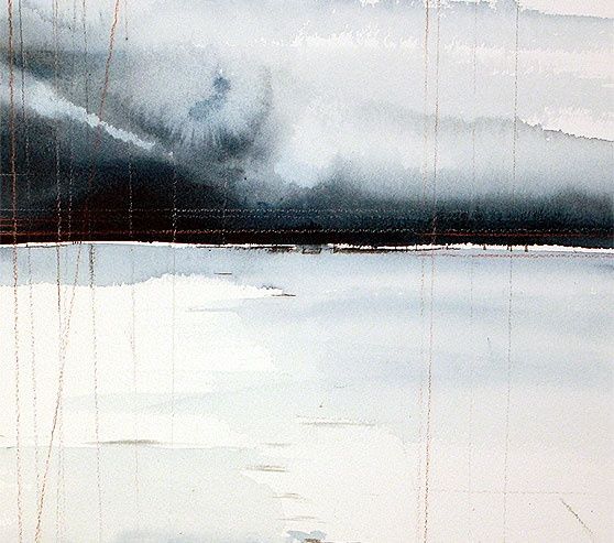 Pittura intitolato "Winterlandscape" da Jonas Pettersson, Opera d'arte originale