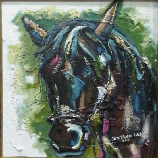绘画 标题为“cheval” 由La Jokambi, 原创艺术品