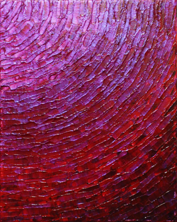 Peinture intitulée "Quart d’éclat rose…" par Jonathan Pradillon, Œuvre d'art originale, Acrylique Monté sur Châssis en bois