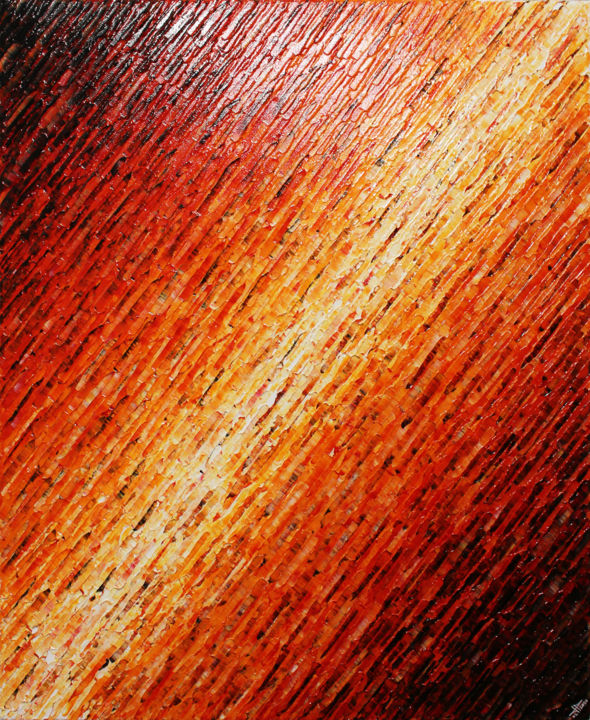 Peinture intitulée "Texture couteau bla…" par Jonathan Pradillon, Œuvre d'art originale, Acrylique Monté sur Châssis en bois