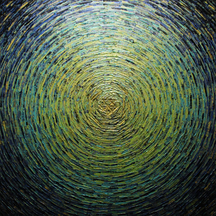 Pintura titulada "Grand éclat couleur…" por Jonathan Pradillon, Obra de arte original, Acrílico Montado en Bastidor de camil…