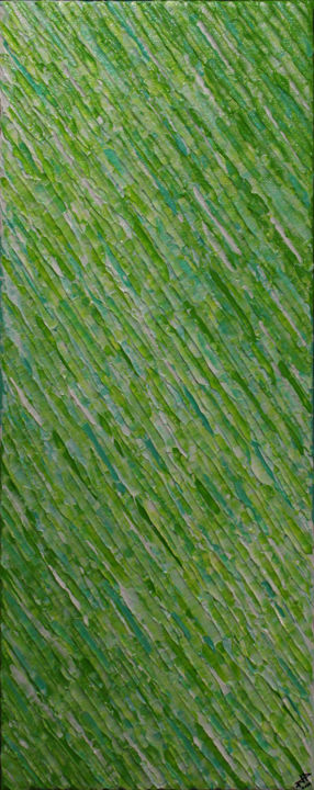 Картина под названием "Texture couteau bla…" - Jonathan Pradillon, Подлинное произведение искусства, Акрил Установлен на Дер…