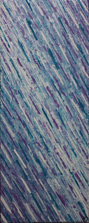 Ζωγραφική με τίτλο "Texture couteau bla…" από Jonathan Pradillon, Αυθεντικά έργα τέχνης, Ακρυλικό Τοποθετήθηκε στο Ξύλινο φο…