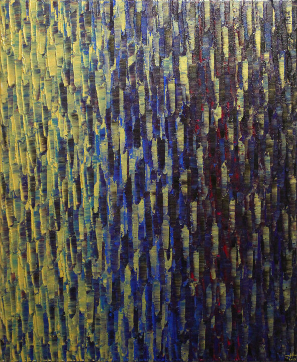"Fondu couleur doré…" başlıklı Tablo Jonathan Pradillon tarafından, Orijinal sanat, Akrilik Ahşap Sedye çerçevesi üzerine mo…