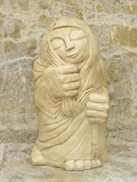 Sculpture intitulée "Romaine" par Jongleurs De Terre, Œuvre d'art originale, Céramique