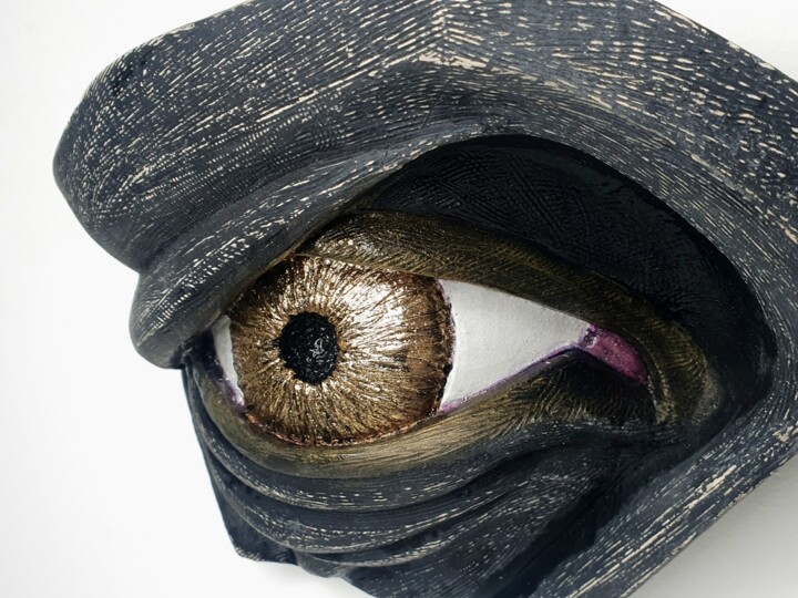"Eye" başlıklı Heykel Jonjon tarafından, Orijinal sanat, Akrilik