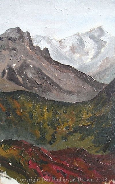 "Vista de Montañas d…" başlıklı Tablo Jon Phillipson Brown tarafından, Orijinal sanat