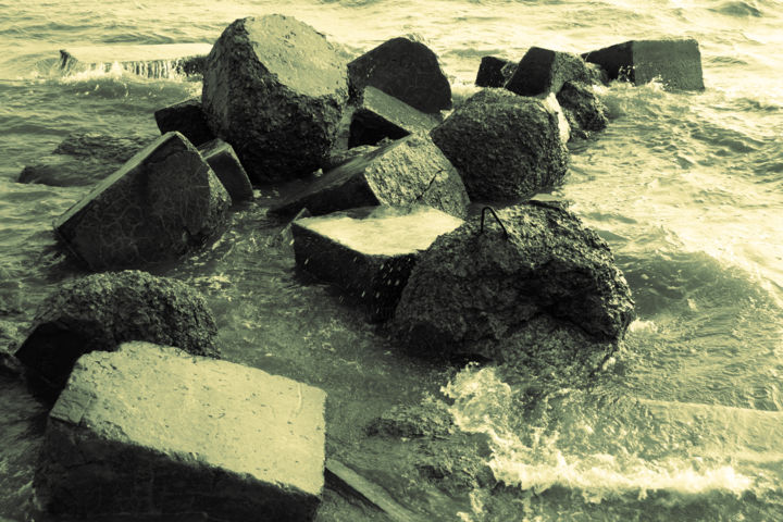 Фотография под названием "Stones" - Jora Poshytilo, Подлинное произведение искусства, Цифровая фотография