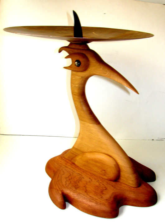 Skulptur mit dem Titel "TIMBALE.jpg" von Jorge Godel, Original-Kunstwerk, Holz