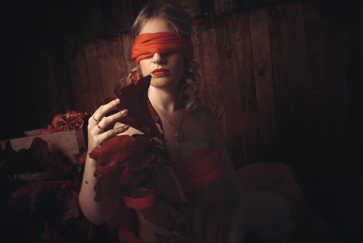 Photography titled "Otoño Rojo" by Jorge Kánovas, Original Artwork, Digital Photography