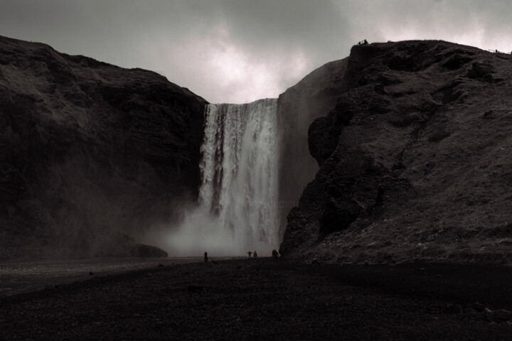 Fotografía titulada "La cascada perfecta" por Jorge Omeñaca, Obra de arte original, Fotografía manipulada