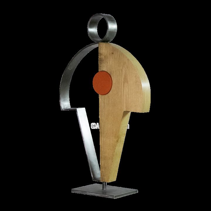 Escultura intitulada "Poeta" por Jorge Braga, Obras de arte originais,