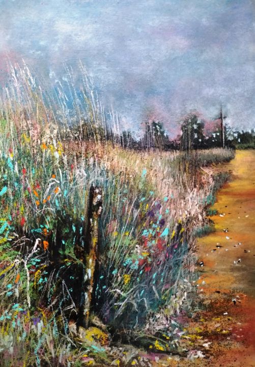 Pintura intitulada "Seco" por Jorge Ferreira, Obras de arte originais, Pastel
