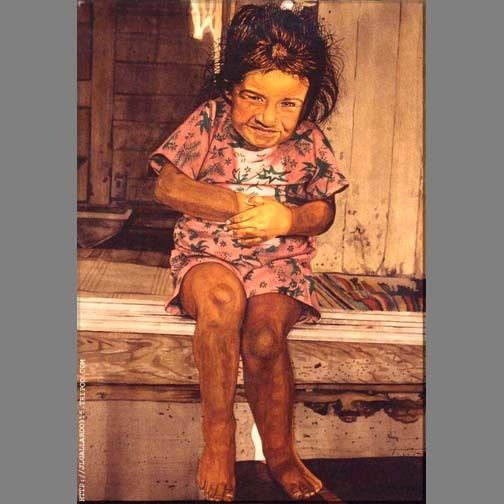 Painting titled "Vanessa" by Jorge Gallardo, Original Art, Oil