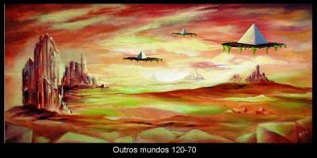 Pintura intitulada "outros mundos" por Jorgemiguele, Obras de arte originais, Outro