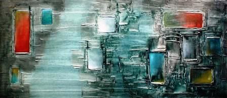 Картина под названием "abstracto" - Jorgemiguele, Подлинное произведение искусства, Масло