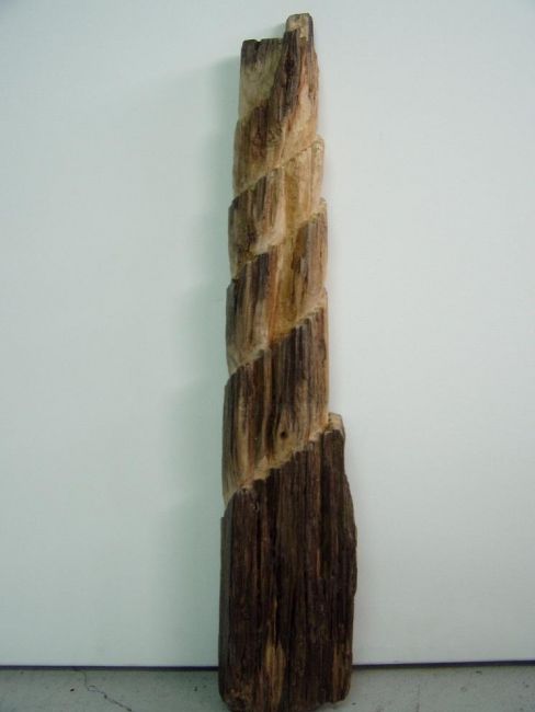 Sculpture titled "expiral" by Jorgemiguele, Original Artwork, Wood