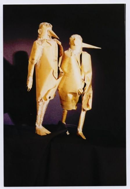 Sculpture titled "Carnaval" by Jorge Velarde, Original Artwork, Metals