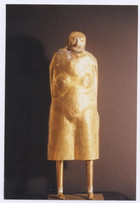 Sculpture intitulée "Campesina" par Jorge Velarde, Œuvre d'art originale, Métaux