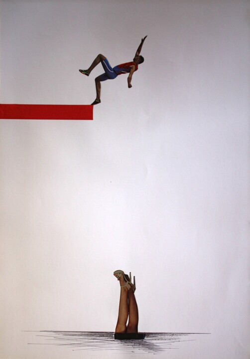 Collages intitolato "" Al final ellas es…" da Jormay González Monduy, Opera d'arte originale, Collages