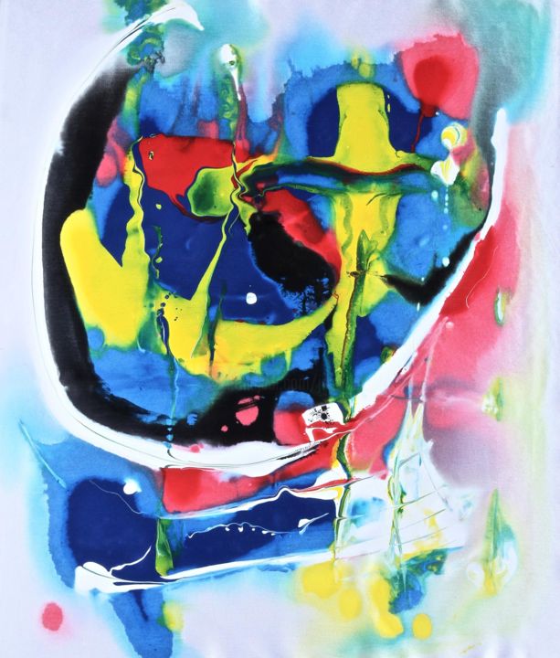 Картина под названием "ET VOGUE LA GALÈRE…" - José Bosch, Подлинное произведение искусства, Акрил