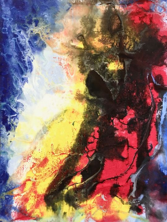 Peinture intitulée "ENTREMÉLÉS" par José Bosch, Œuvre d'art originale, Acrylique